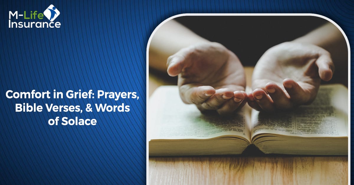 Comfort in Grief Prayers, Bible Verses, and Words of Solac