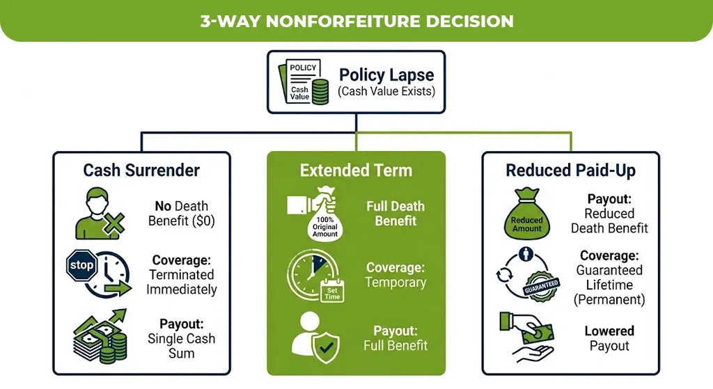 3-Way Nonforfeiture Decision