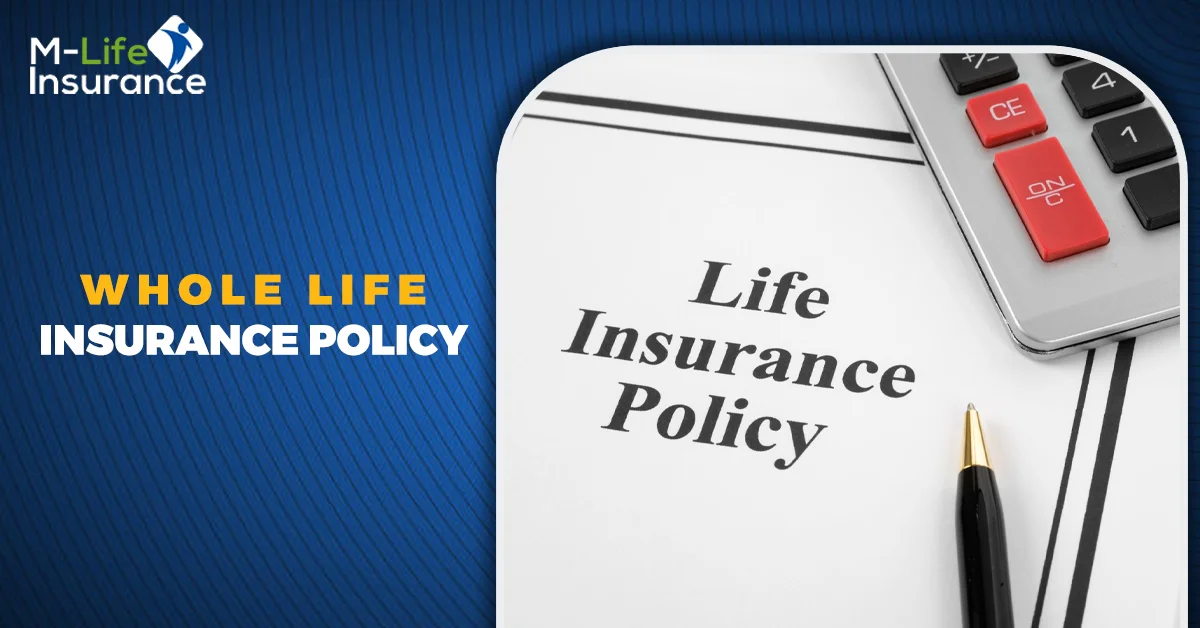 Whole Life Insurance Policy