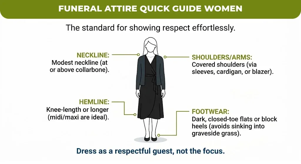 funeral attire quick guide women