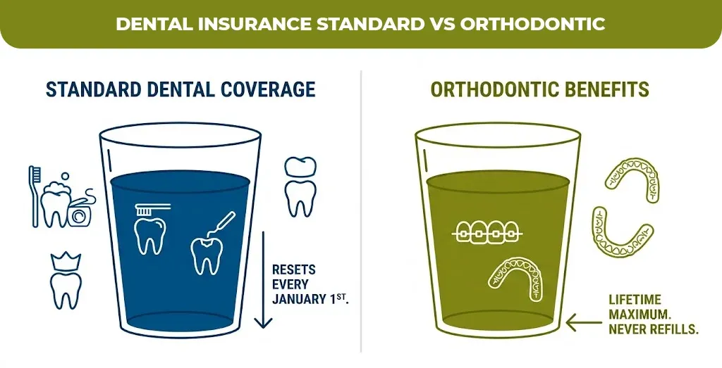 dental insurance standard vs orthodontic