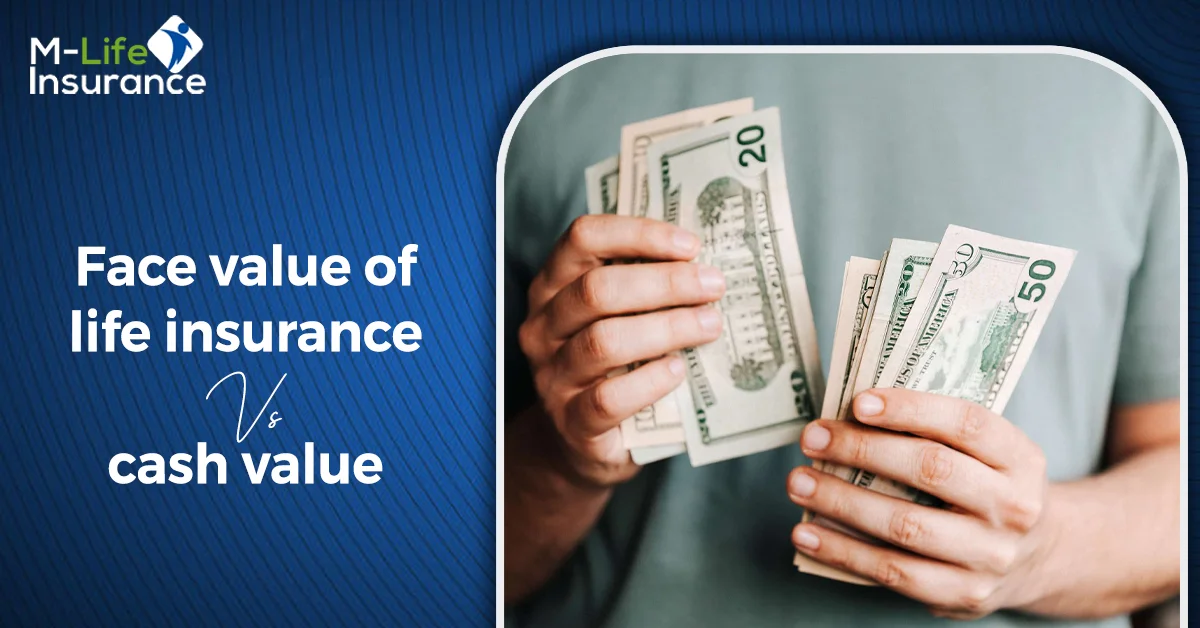 face value of life insurance vs cash value