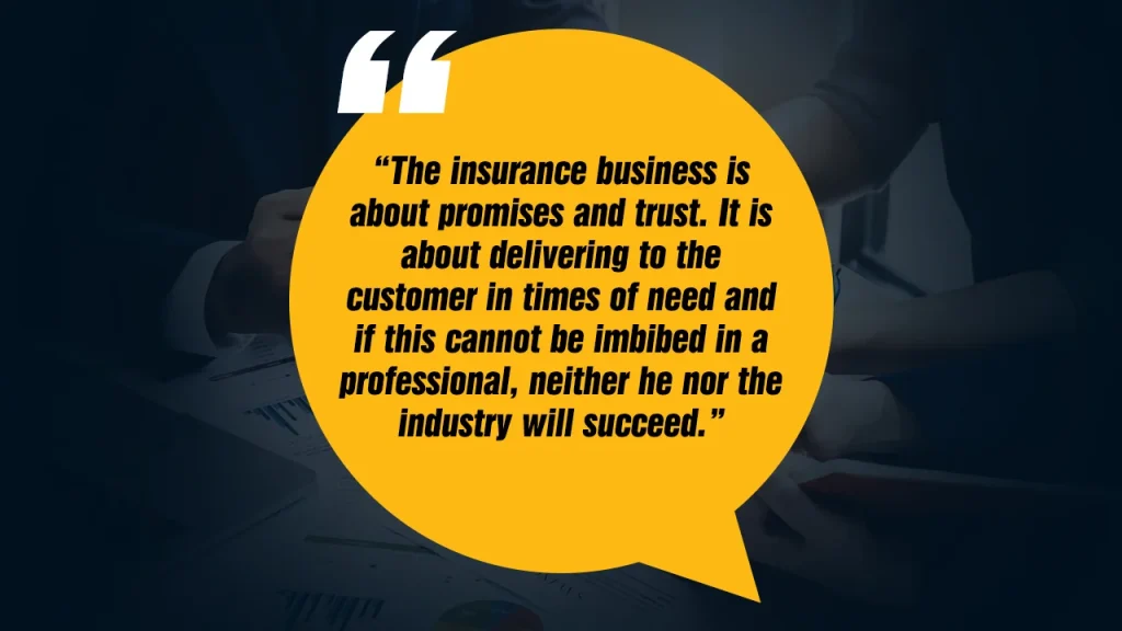 The insurance business is