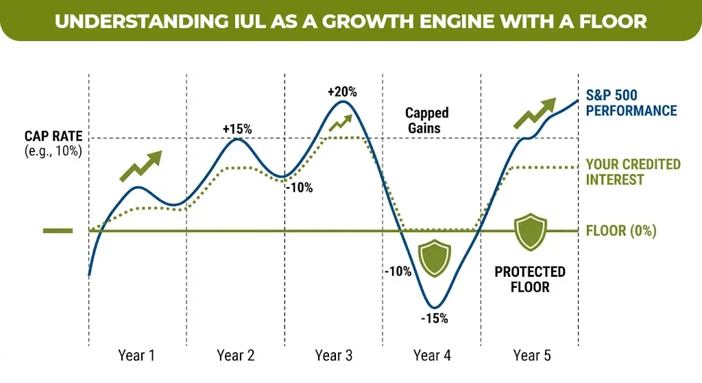 understanding iul as a growth engine with a floor