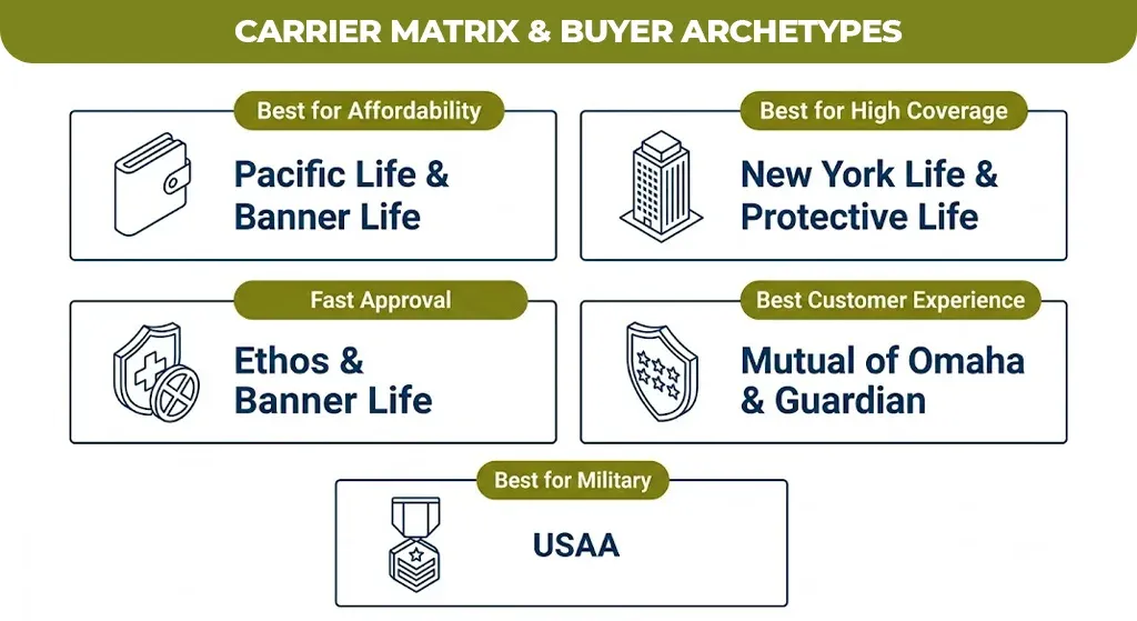 Carrier Matrix & Buyer Archetypes