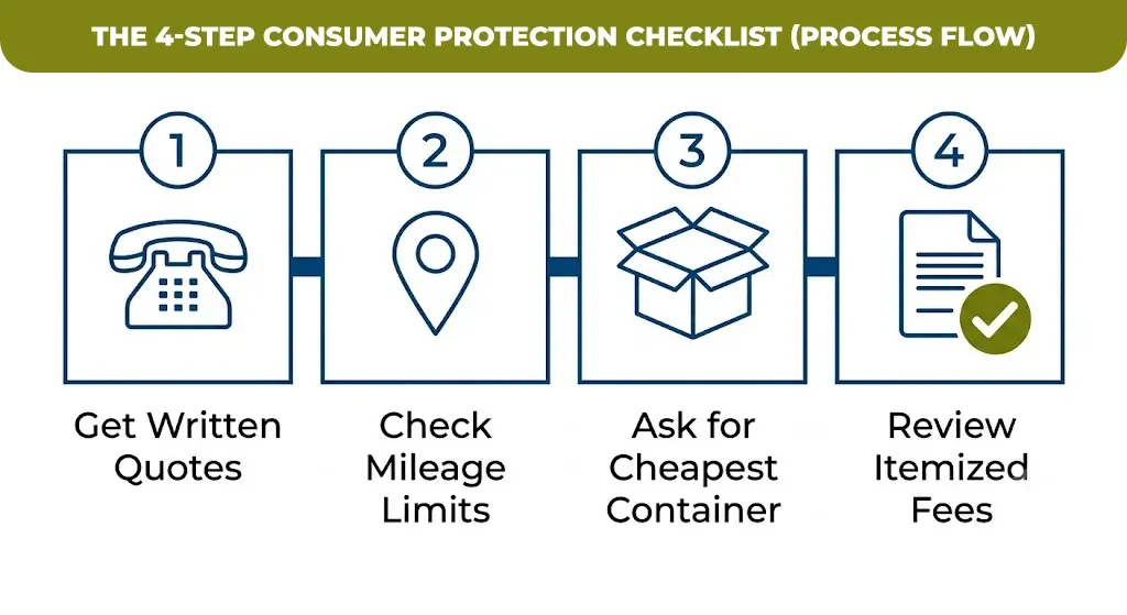 The 4-Step Consumer Protection Checklist (Process Flow)