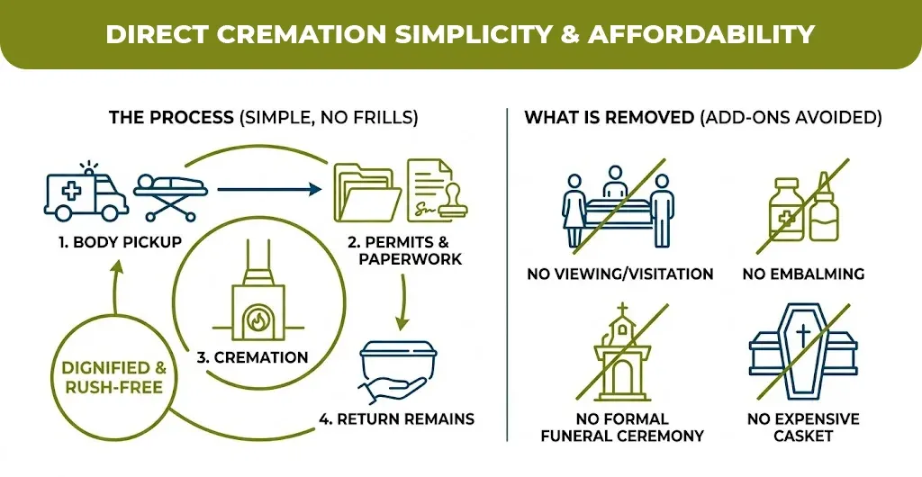 direct cremation simplicity & Affordability