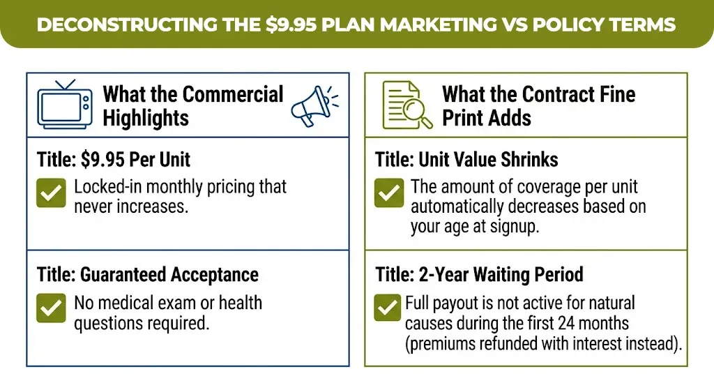 deconstructing the $9.95 Plan marketing vs policy terms