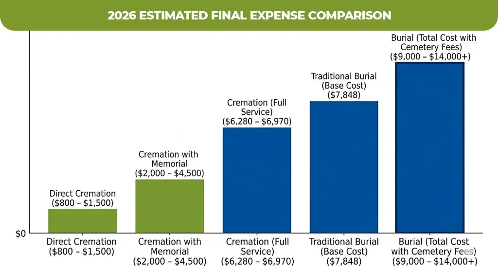 2026 Estimated Final Expense Comparison