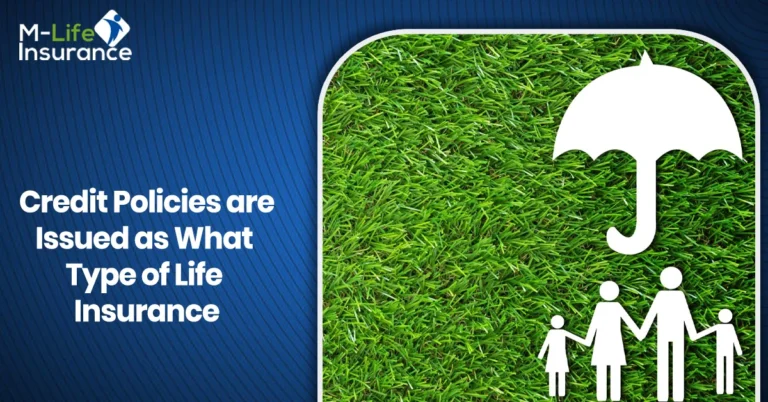 Credit Policies are Issued as What Type of Life Insurance