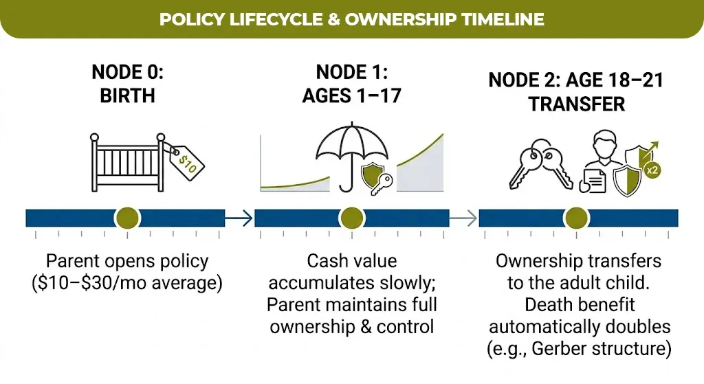 Policy Lifecycle & Ownership Timeline
