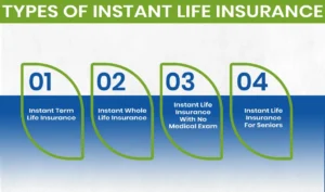 Types of instant life insurance