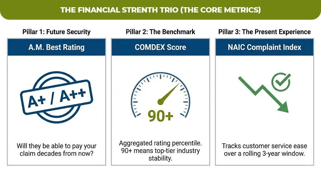 the financial strenth trio (the core metrics)