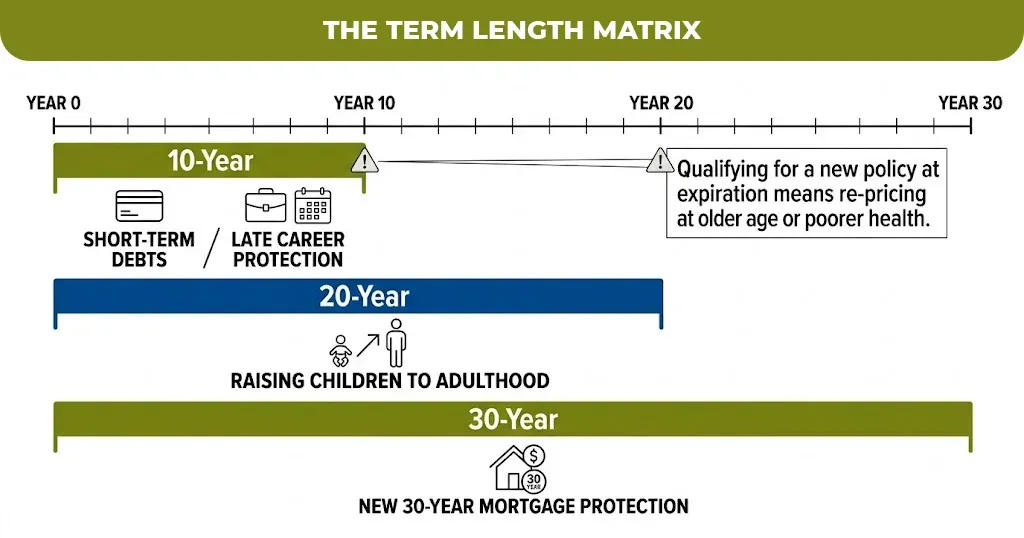 the term length matrix