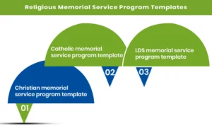 Religious Memorial Service Program Templates