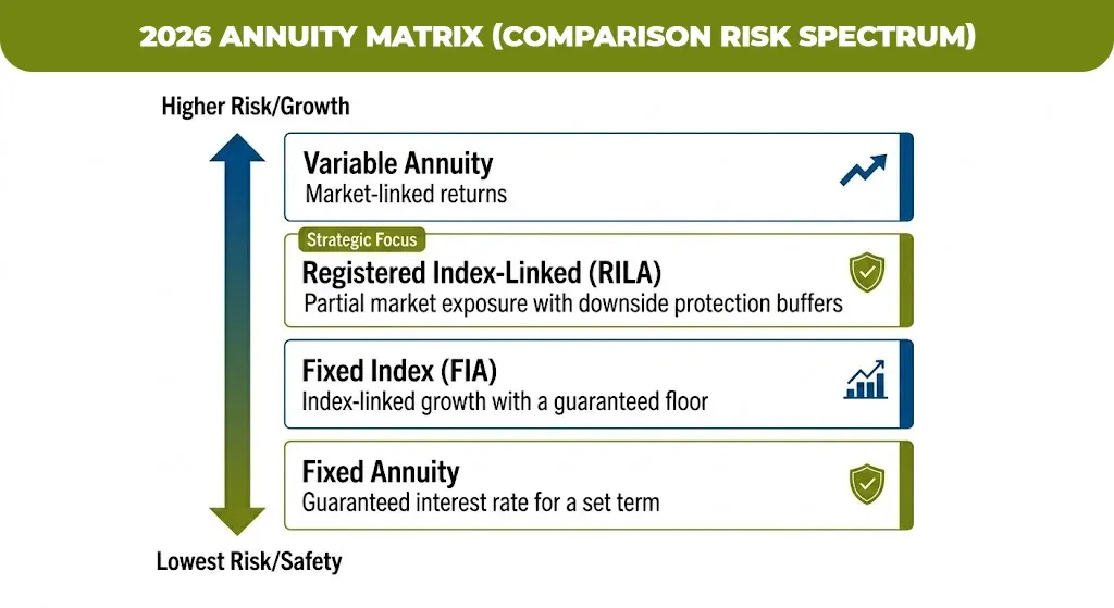 2026 annuity matrix (comparison risk spectrum)