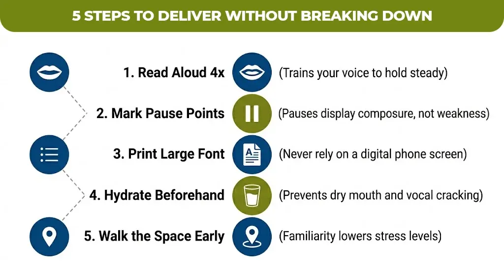 5 steps to deliver without breaking down