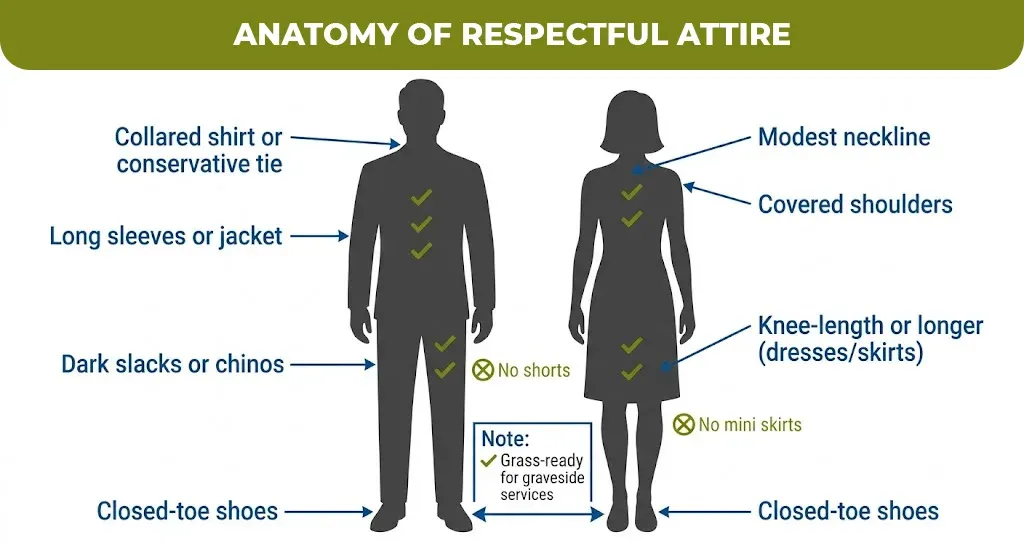 anatomy of respectful attire