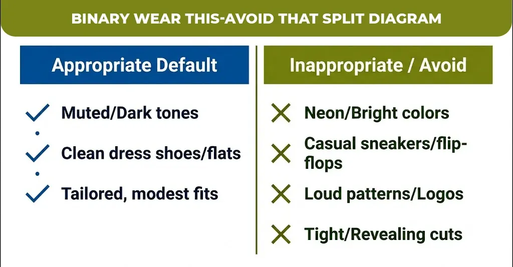 binary wear this-avoid that split diagram