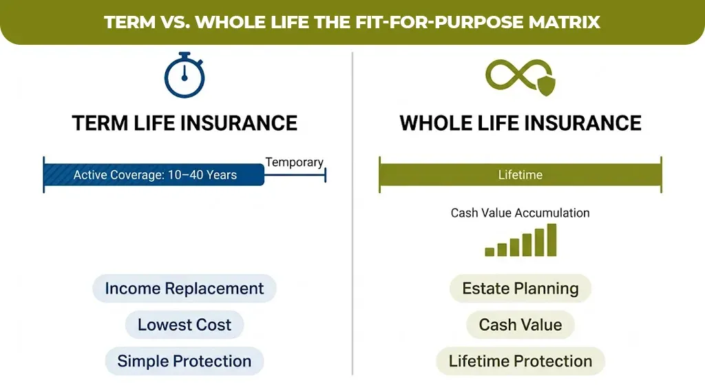 Term vs. Whole Life The Fit-for-Purpose Matri