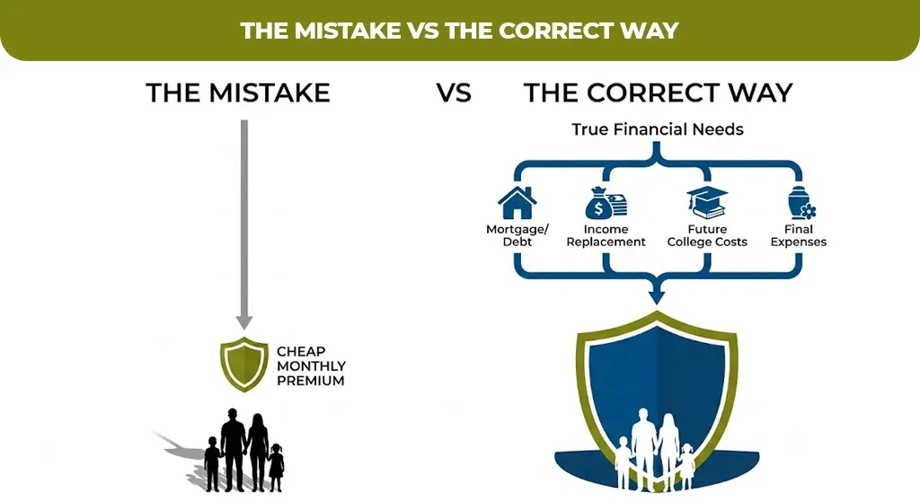 the mistake vs the correct way