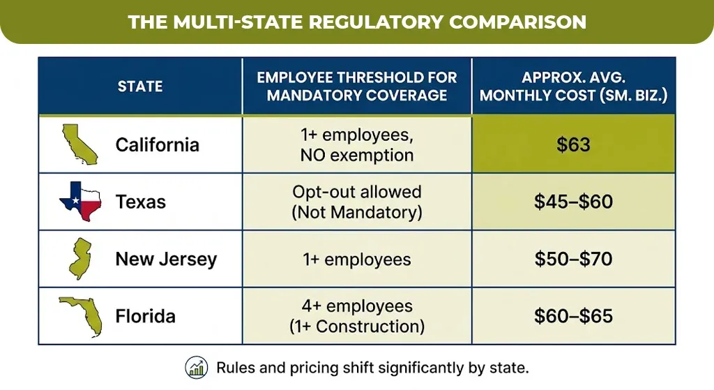 The Multi-State Regulatory Comparison