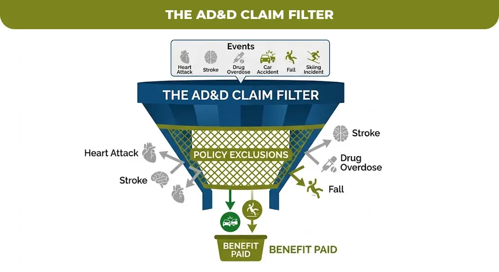 the ad&d claim filter