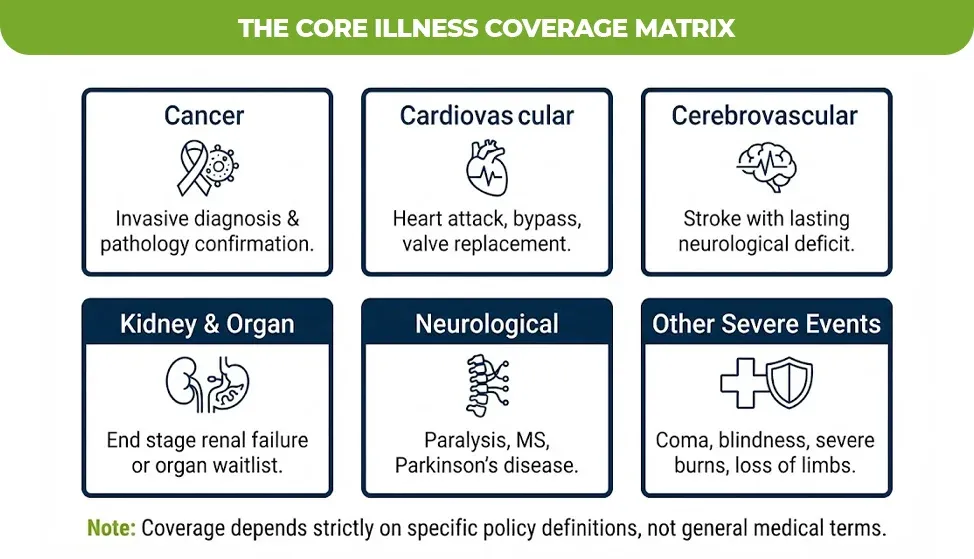 The Core Illness Coverage MatrixĀ