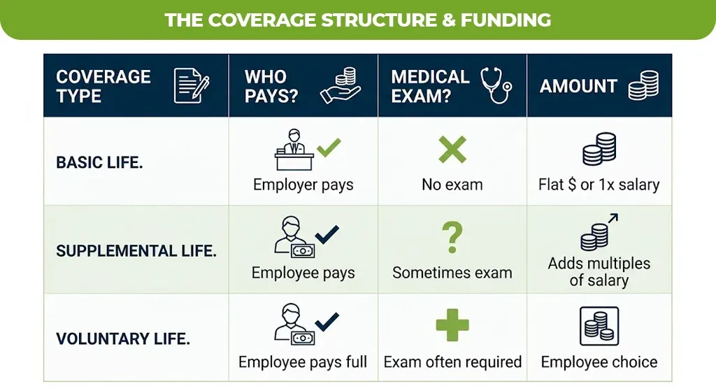 The Coverage Structure & Funding