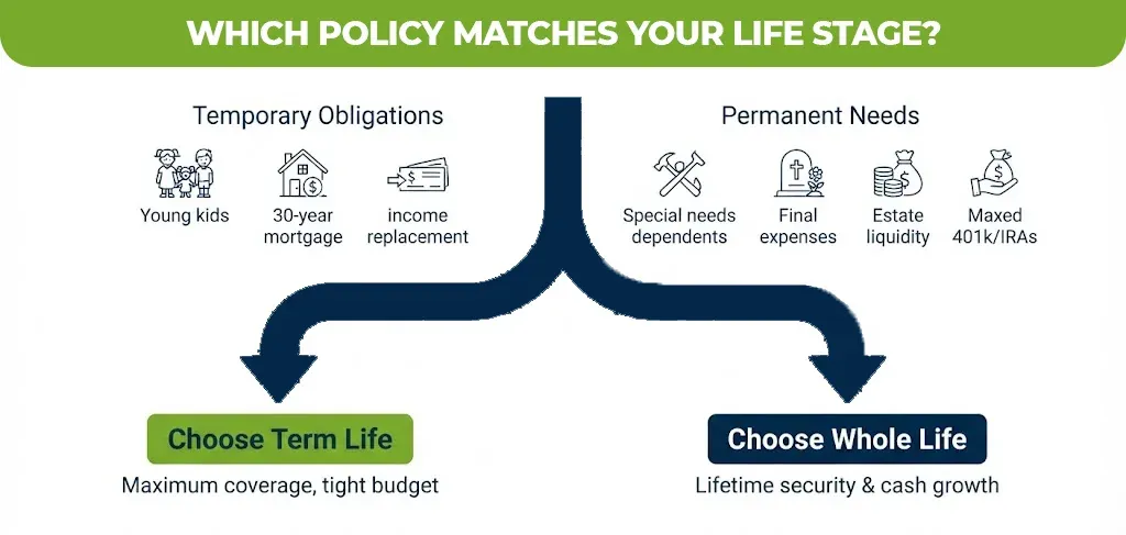 which policy matches your life stage