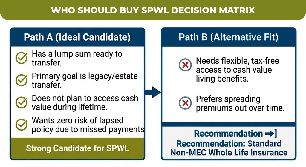 who should buy spwl decision matrix