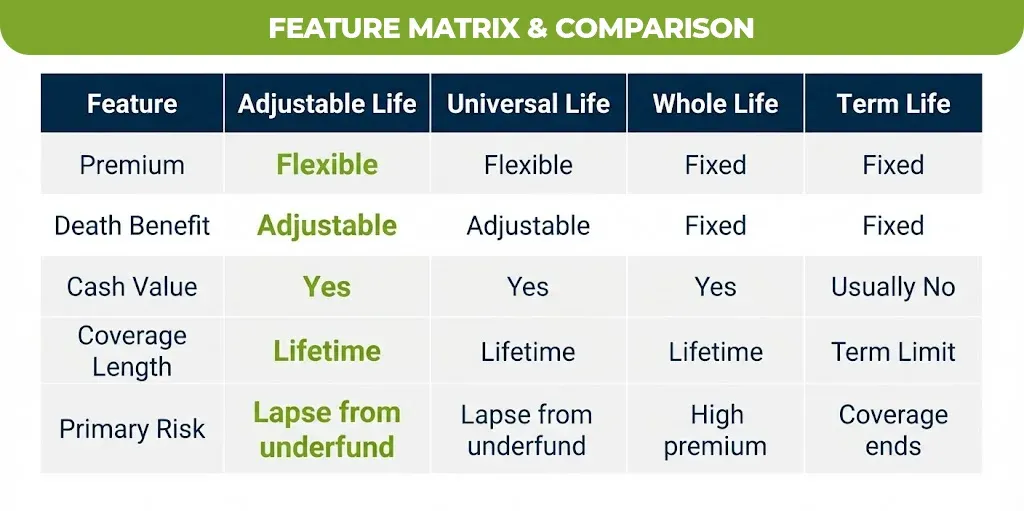 Feature Matrix & Comparison