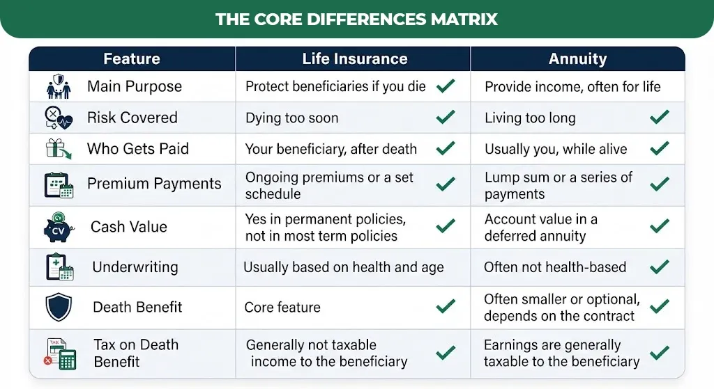 The-Core-Differences-Matrix